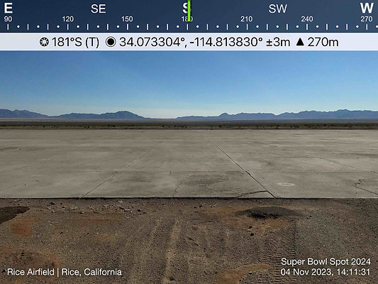 Rice Airfield - Area 5 South Bond Rd off Cement Pad-32 - tilt_angle_deg=-3.4 / roll_angle_deg=0.3